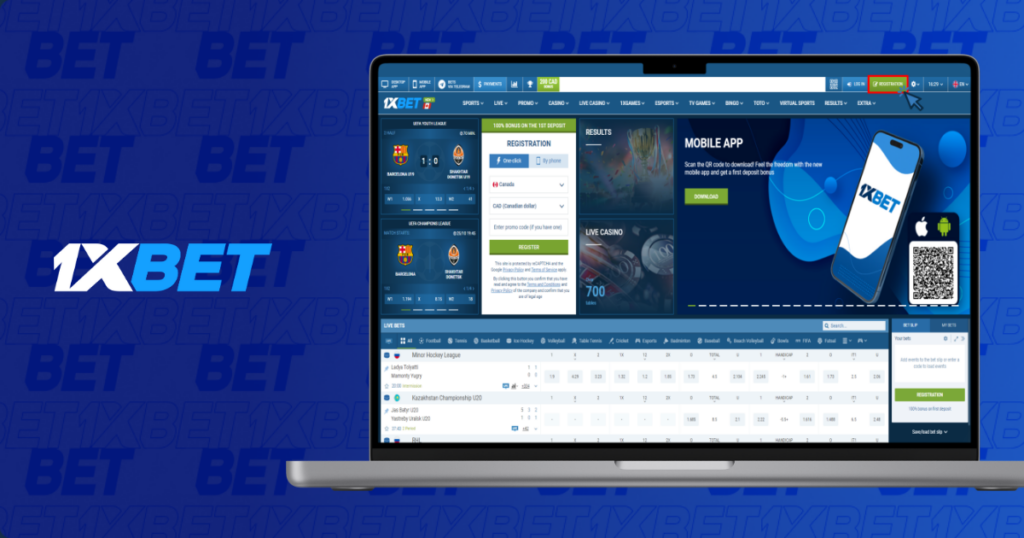 Steps for Logging into 1xBet Pakistan